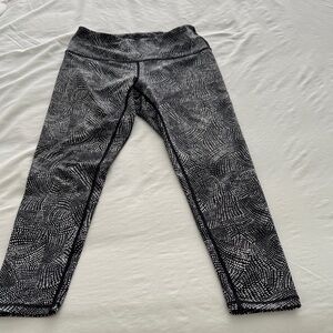 Zella Black and White Patterned Leggings